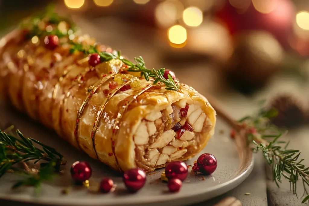 Image of vintage Christmas cracker contents including sweets, mottoes, and small trinkets reflecting 19th-century holiday traditions.