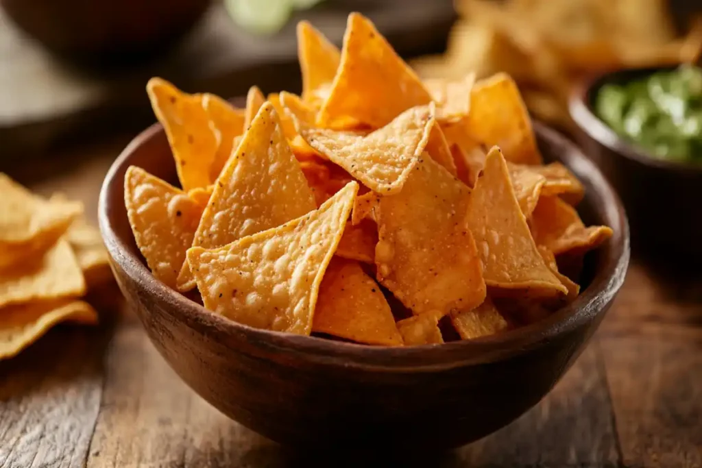 A variety of colorful Mexican chips, including totopos, Takis, and chicharrones de harina, showcasing the diverse flavors and textures of Mexican snacks.