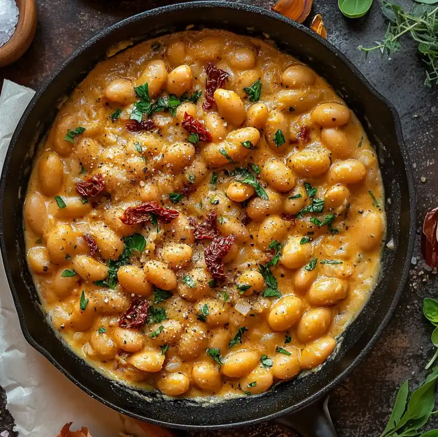 Creamy Tuscan Marry Me Butter Beans (30-Minutes)