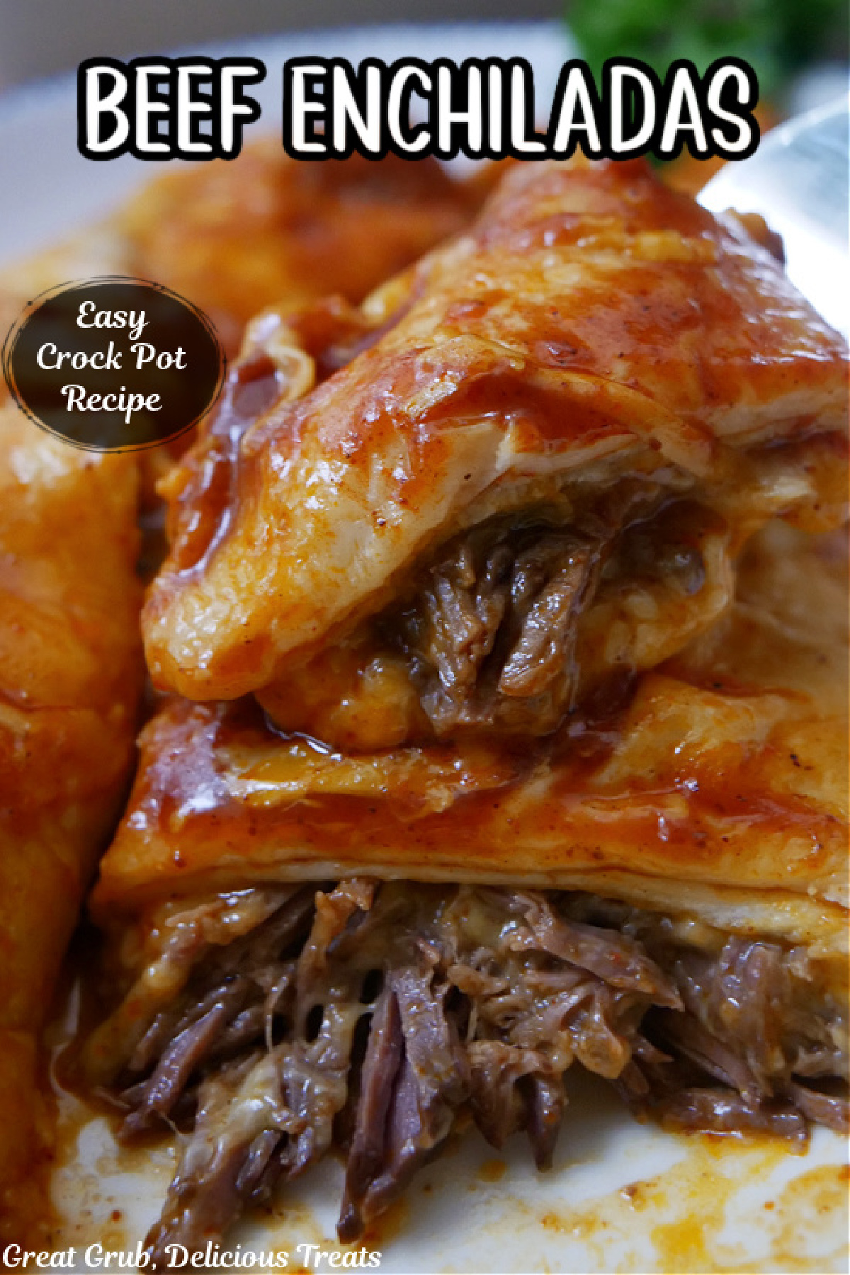 Crock Pot Beef Enchiladas - Great Grub, Delicious Treats