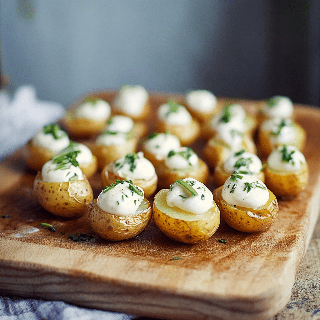 Mini Baked Potatoes Recipe - Clara quick dinners