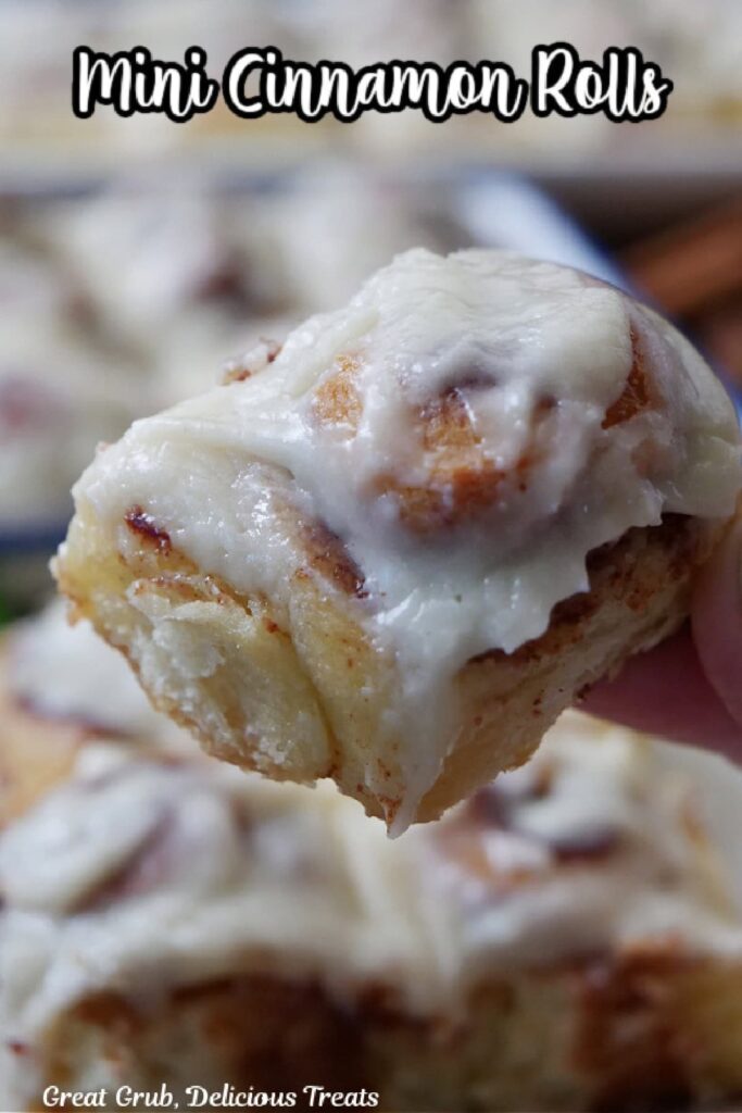 Mini Cinnamon Rolls - Great Grub, Delicious Treats