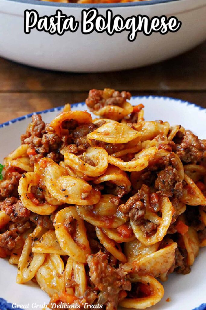 Pasta Bolognese - Great Grub, Delicious Treats