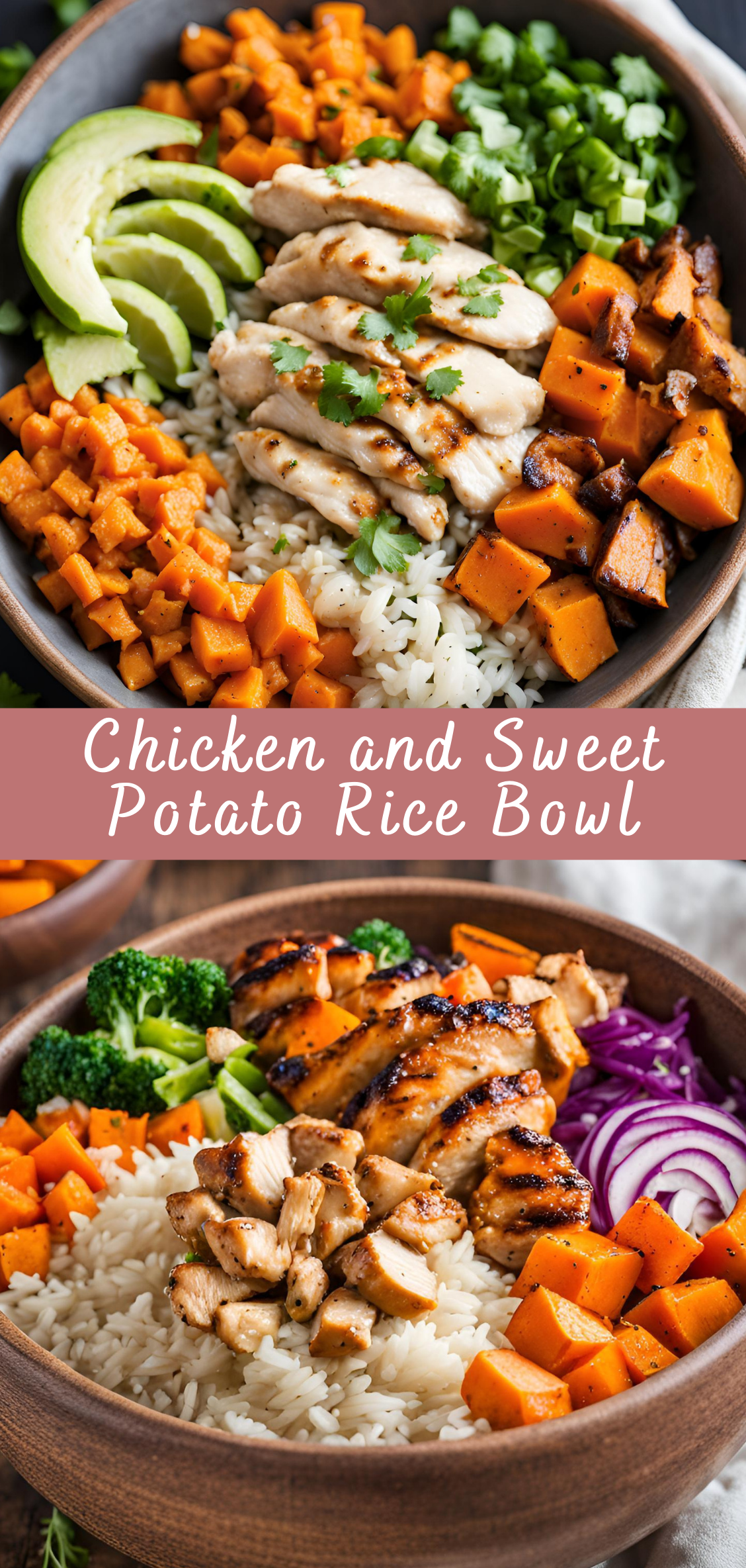 Chicken and Sweet Potato Rice Bowl Recipe