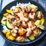 Air Fryer Hibachi Chicken & Vegetables