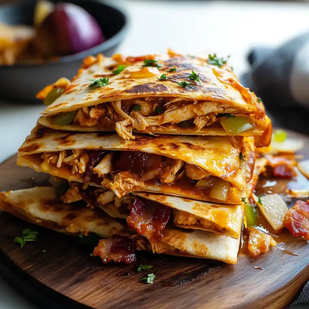 BBQ Bacon Chicken Quesadillas (25-Minutes)