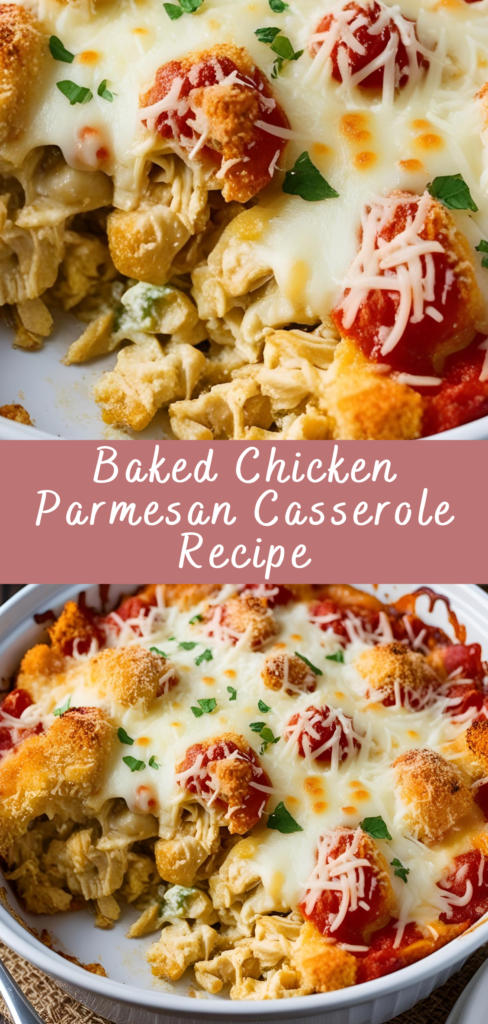 Baked Chicken Parmesan Casserole Recipe