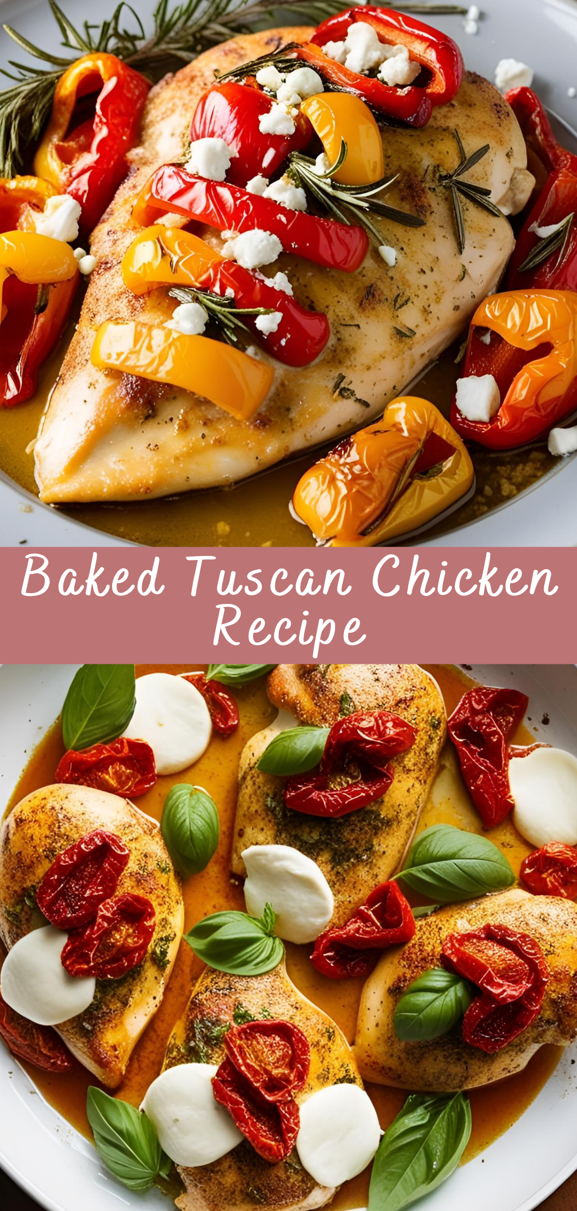 Baked Tuscan Chicken Recipe | Cheff Recipes