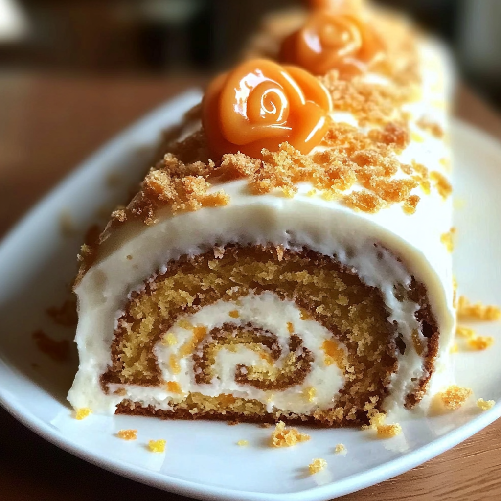 Carrot Cake Roll