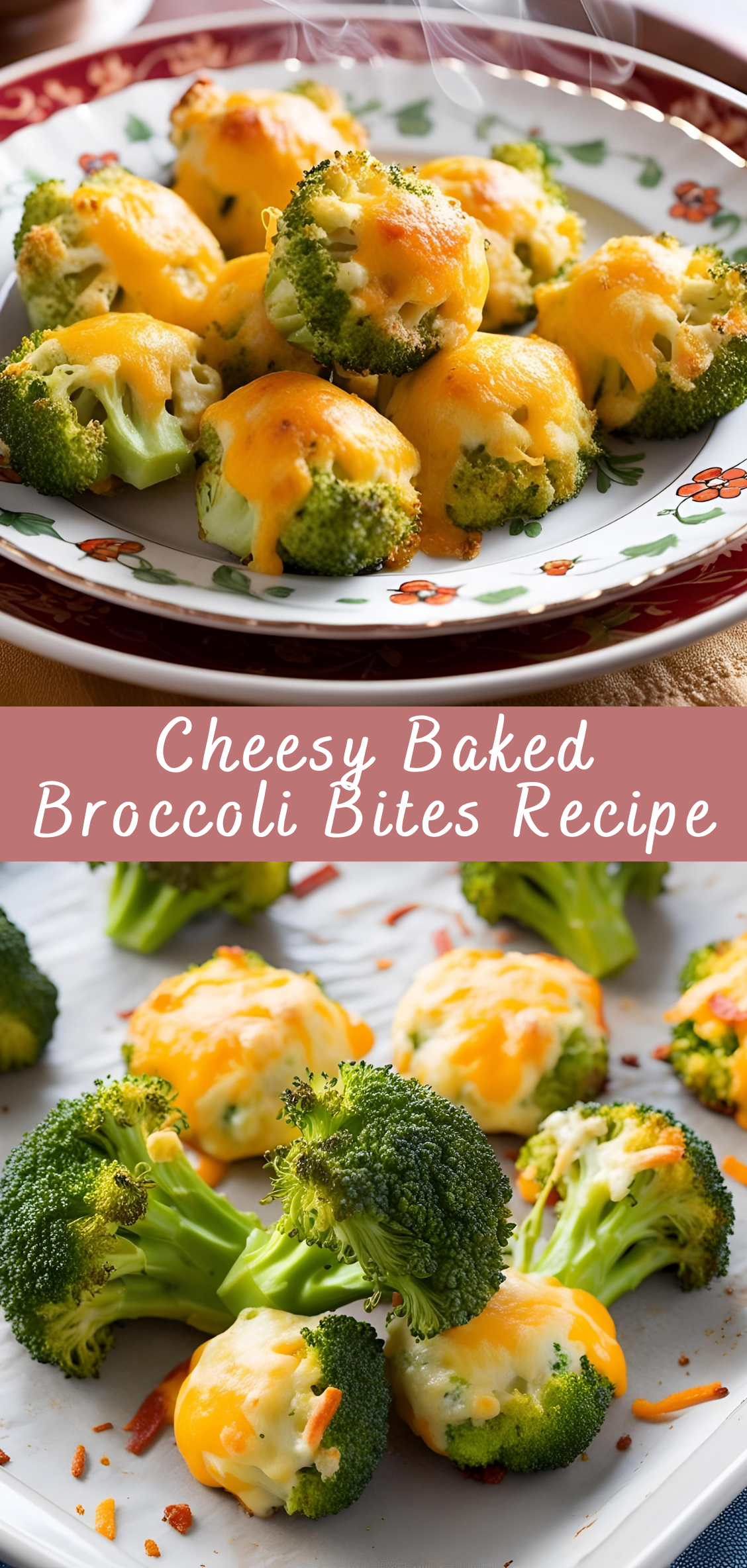 Cheesy Baked Broccoli Bites Recipe