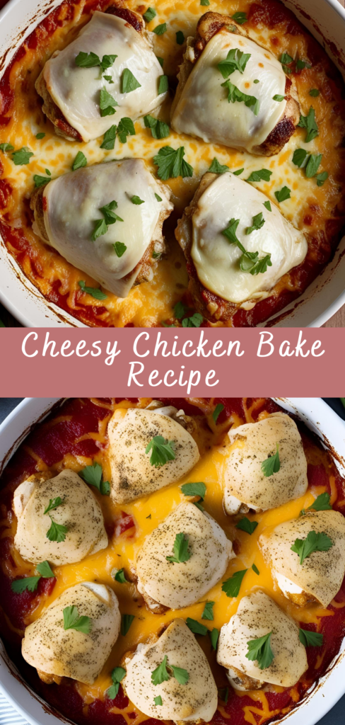 Cheesy Chicken Bake Recipe | Cheff Recipes