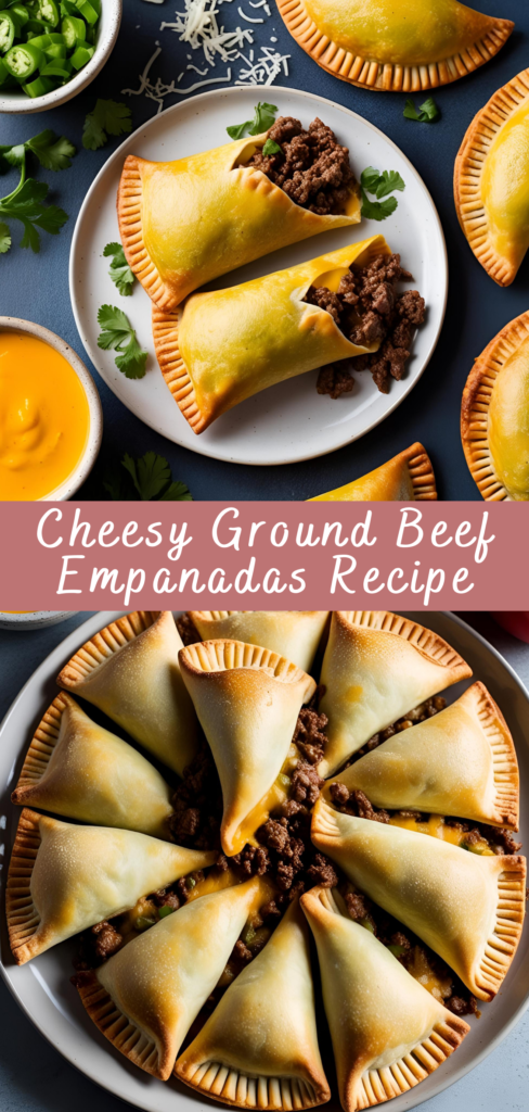 Cheesy Ground Beef Empanadas Recipe