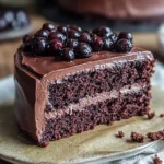 Chocolate Cassis Cake Delight