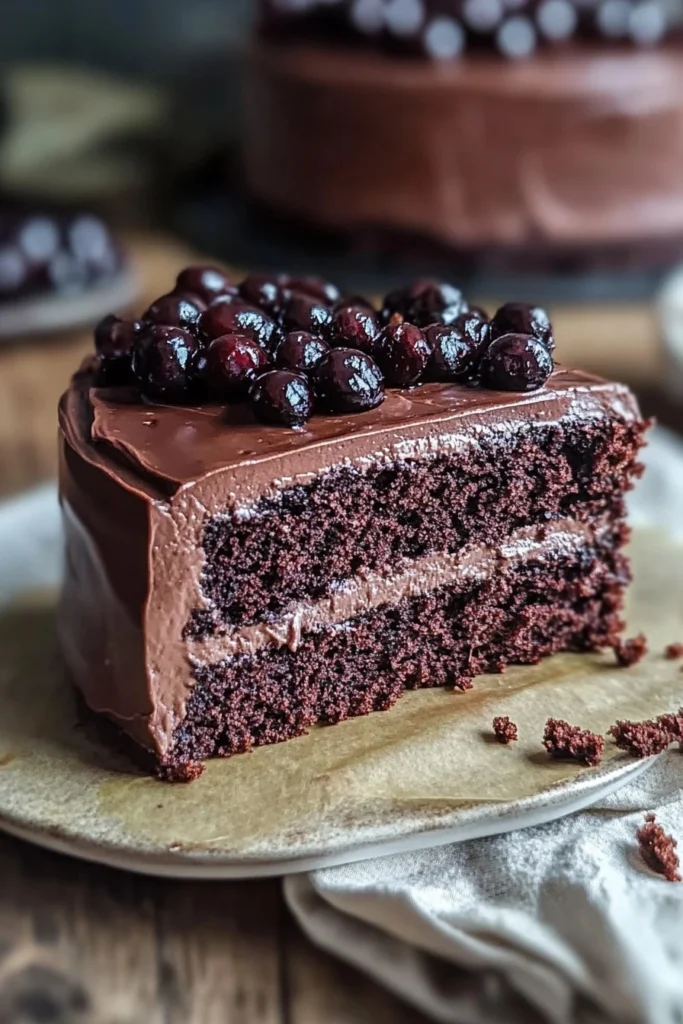 Chocolate Cassis Cake Delight