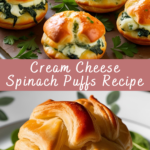 Cream Cheese Spinach Puffs Recipe