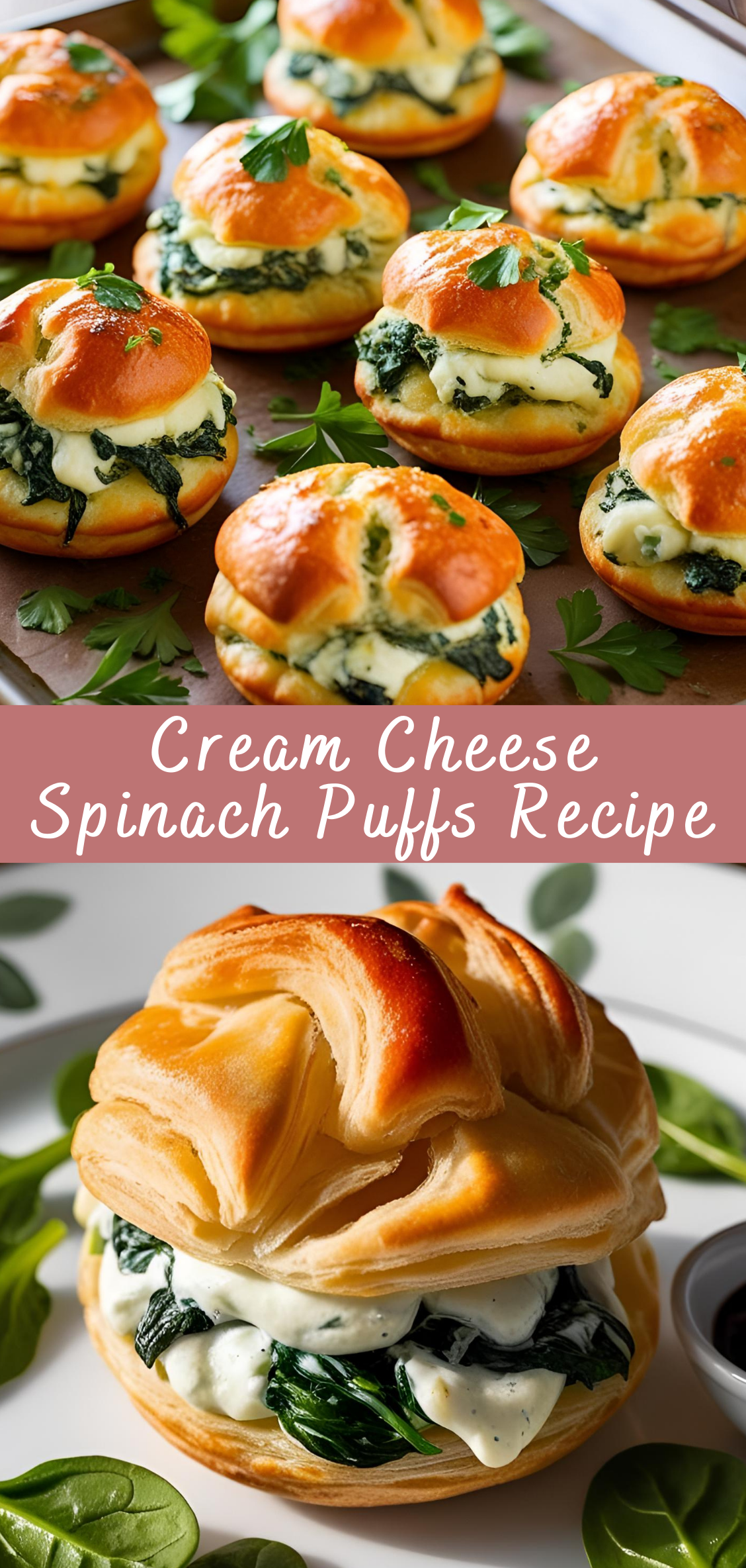 Cream Cheese Spinach Puffs Recipe