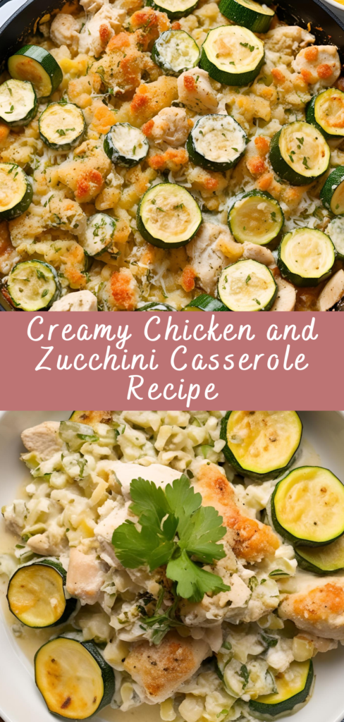 Creamy Chicken and Zucchini Casserole Recipe