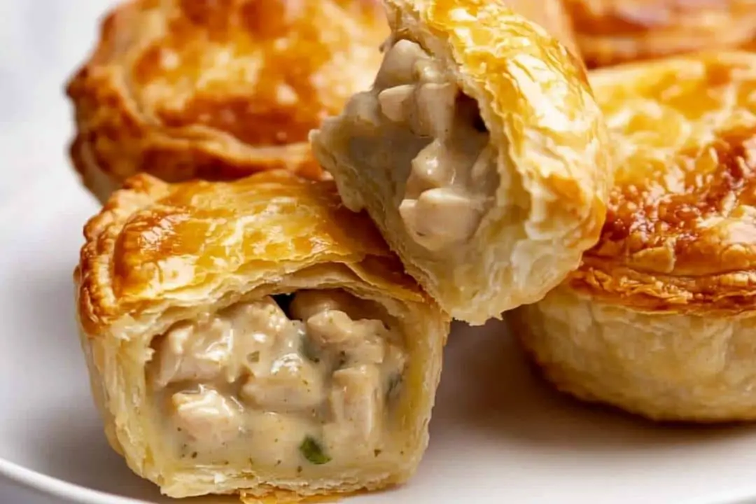 Creamy Mini Chicken Pies with Puff Pastry: A Cozy, Comforting Delight