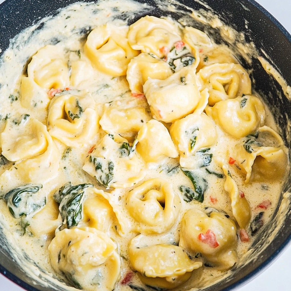 Creamy Tortellini with Spinach - Clara quick dinners