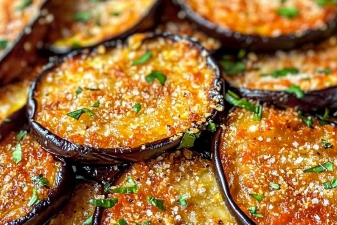 Crispy Baked Italian Eggplant | JustWorthi