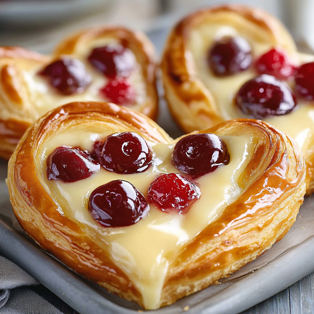 Delicious Cherry Cheese Danish Recipe