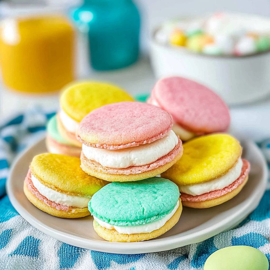 Easter Cookie Sandwiches