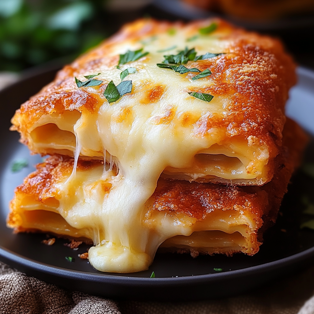 Easy Air Fryer 5 Cheese Lasagna Fritta