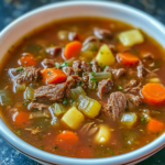 Easy Vegetable Beef Soup Recipe