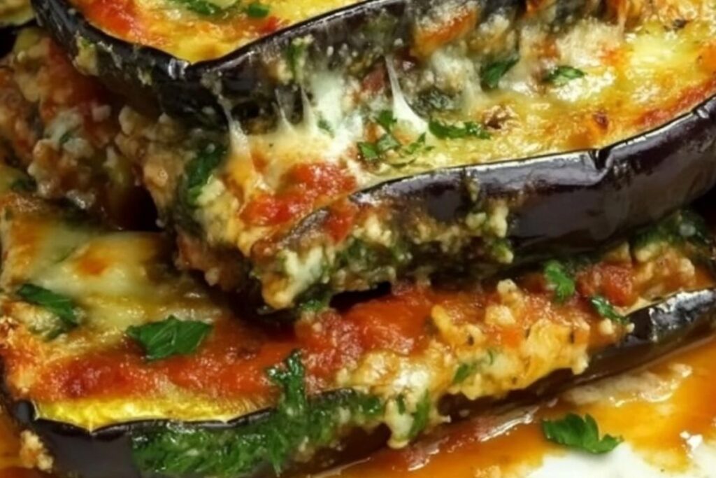 Easy and Delicious Stuffed Eggplant