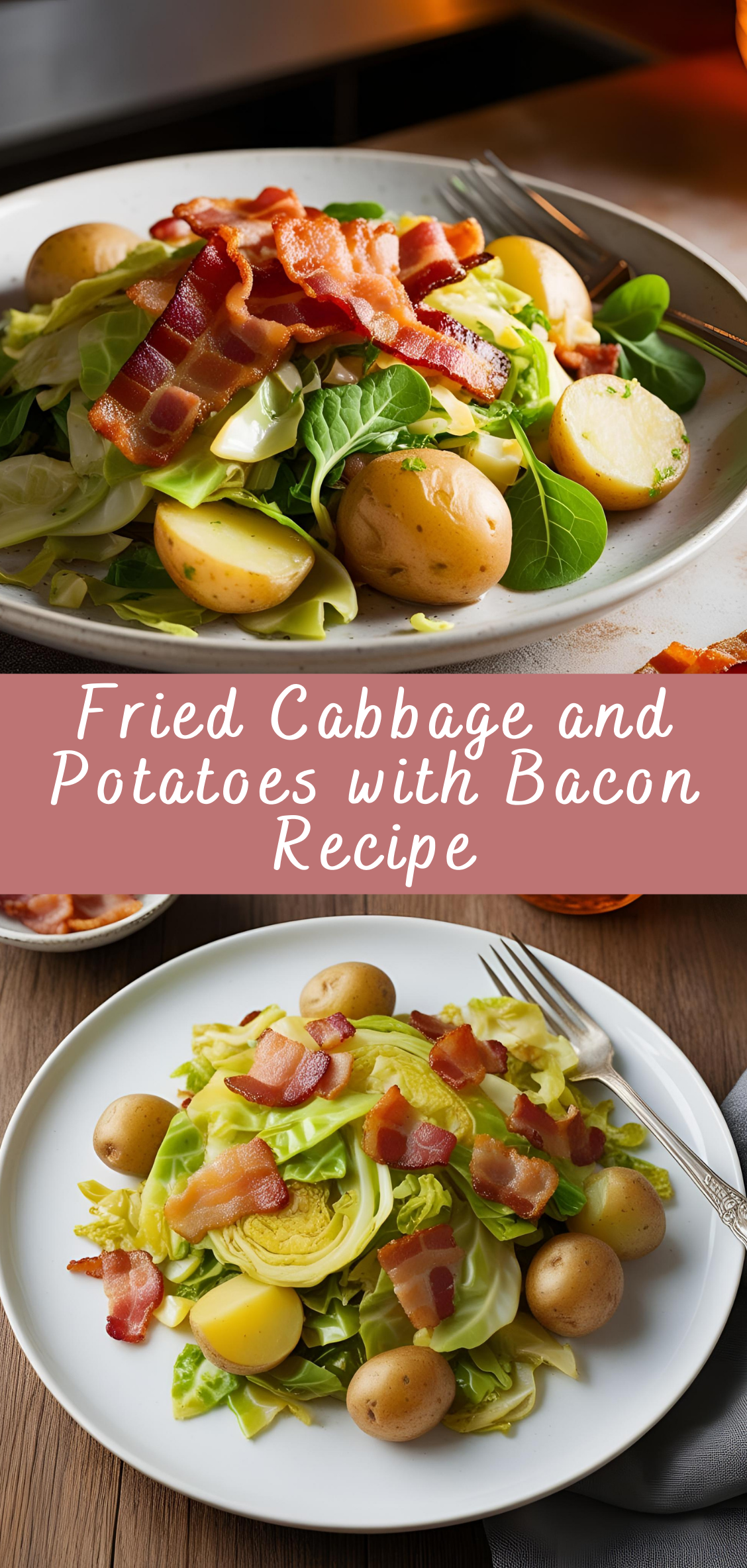 Fried Cabbage and Potatoes with Bacon Recipe