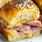 Glazed Ham and Cheese Sliders