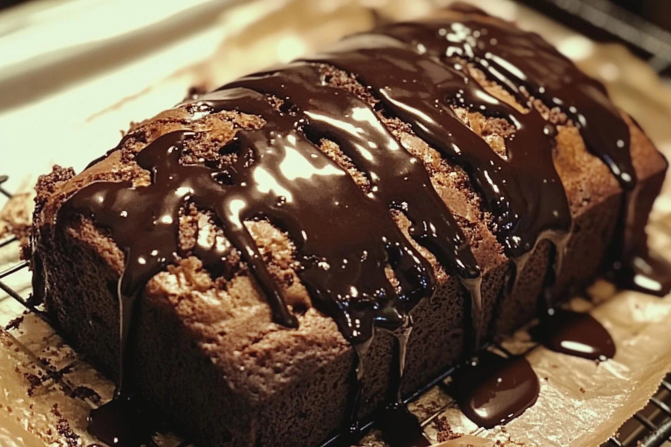 Hot Fudge Brownie Bread