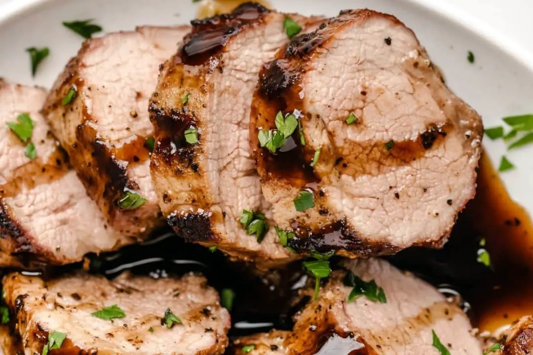 Instant Pot Pork Tenderloin with Honey Balsamic Sauce