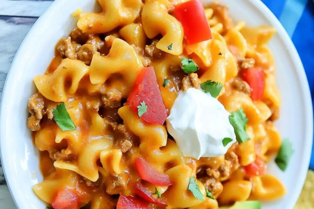 Instant Pot Taco Pasta | JustWorthi