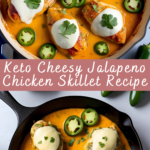 Keto Cheesy Jalapeno Chicken Skillet Recipe