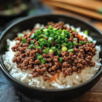 Korean Ground Beef Bowl - Clara quick dinners