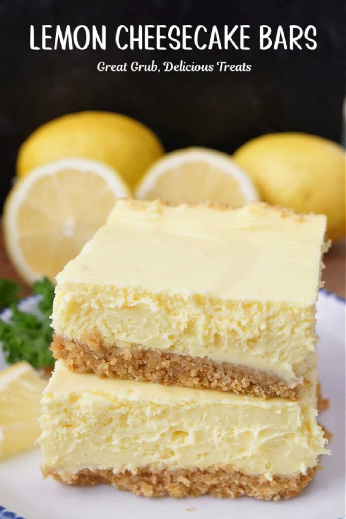 Lemon Cheesecake Bars Recipe - Great Grub, Delicious Treats