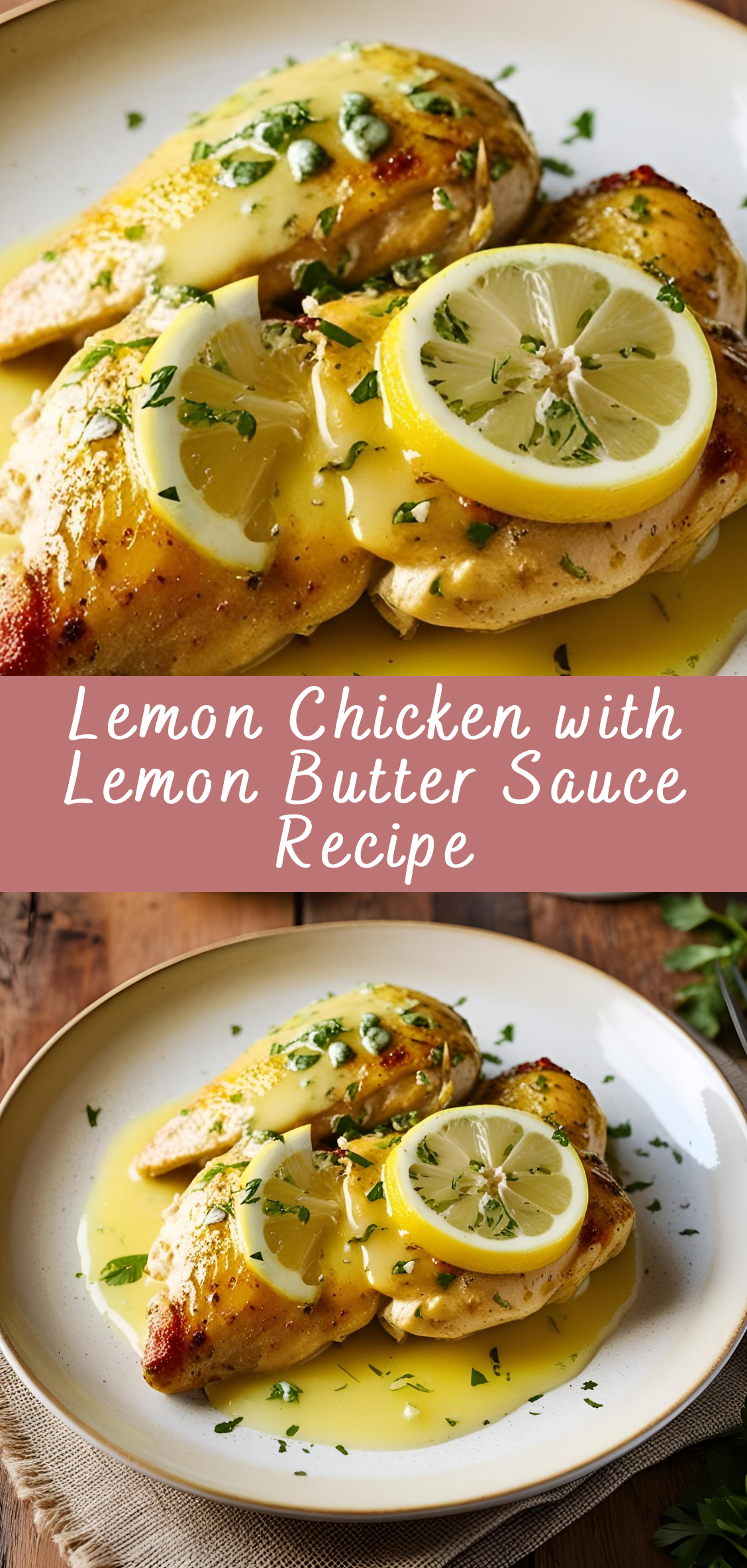 Lemon Chicken with Lemon Butter Sauce Recipe