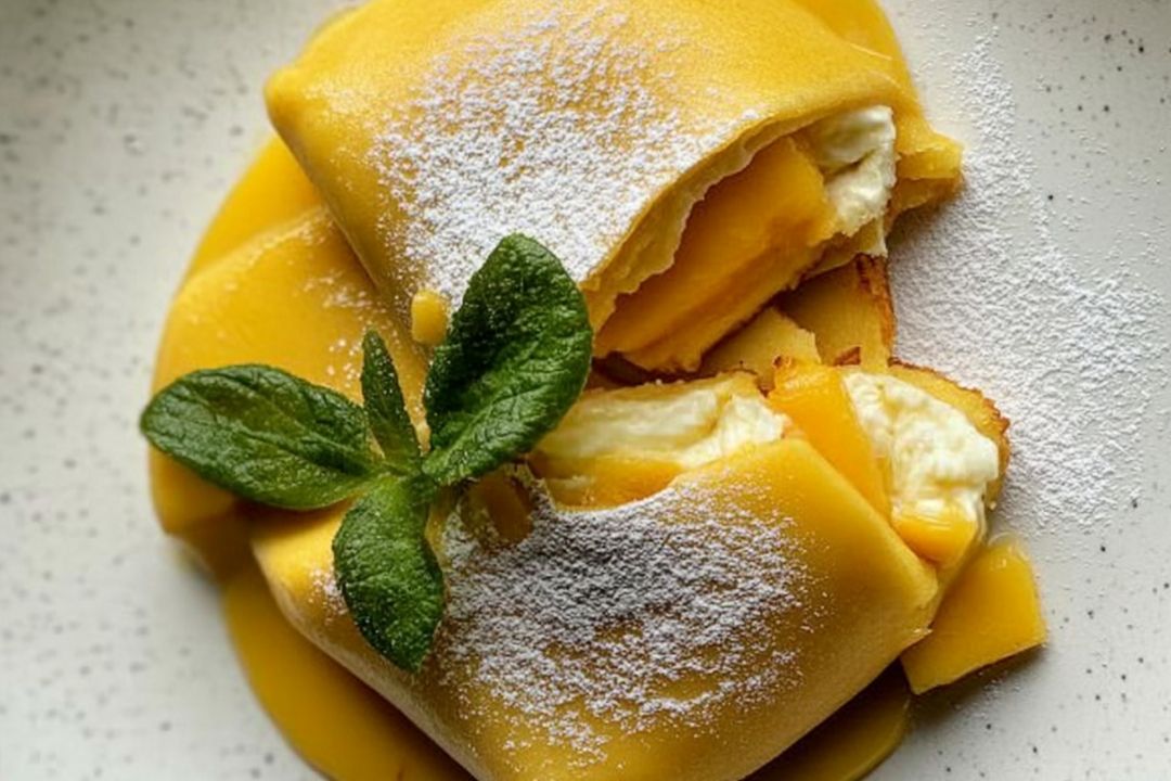 Mango Pancakes | JustWorthi