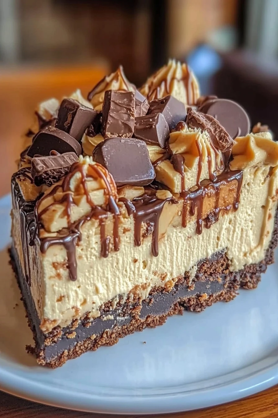 Mouth-watering Reese’s Peanut Butter Cup Cheesecake