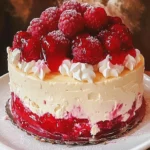 Raspberry White Chocolate Cheesecake