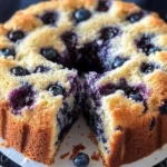 Sour Cream Blueberry Coffee Cake