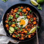 Tex-Mex Sweet Potato Hash - Clara quick dinners