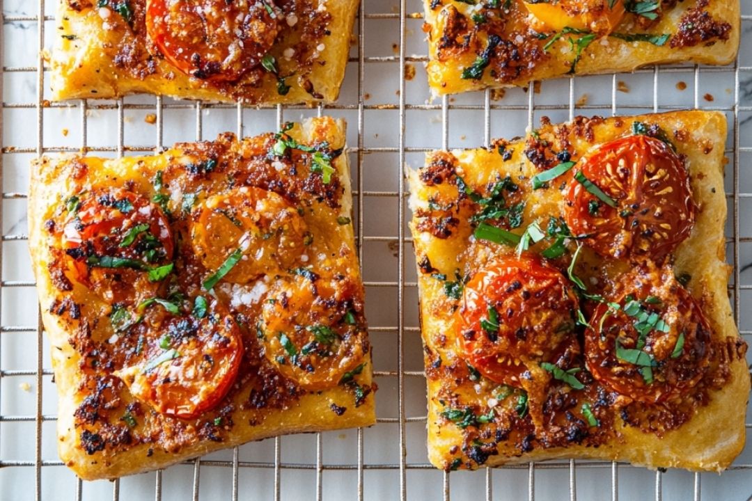 Tomato Basil Focaccia Bread: A Flavorful, Rustic Delight